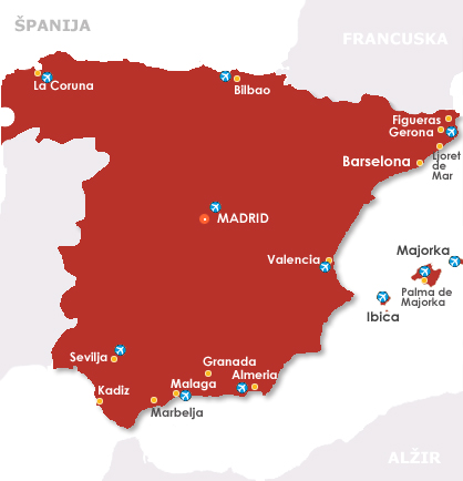 spanija 2022 mapa